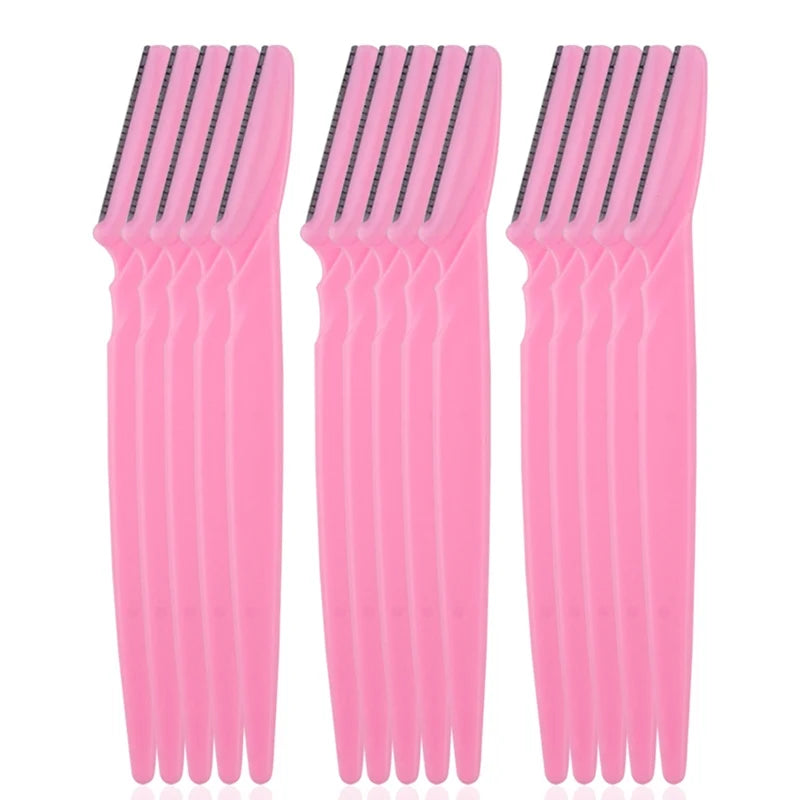 5/10/15Pcs Eyebrow Trimmer Makeup Tools for Safe Hair Removal and Eyebrow Shaping
