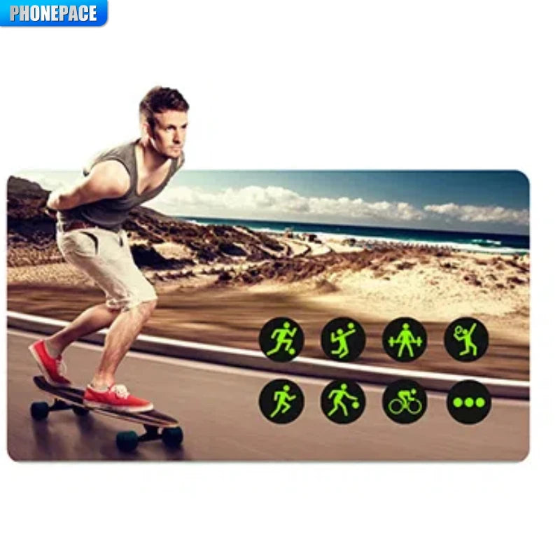 PHONEPACE H9 Smartwatch with Health Monitoring, Bluetooth Call, Remote Photography, Sleep Tracking, Multiple Sports Modes, Heart Rate & Blood Monitoring