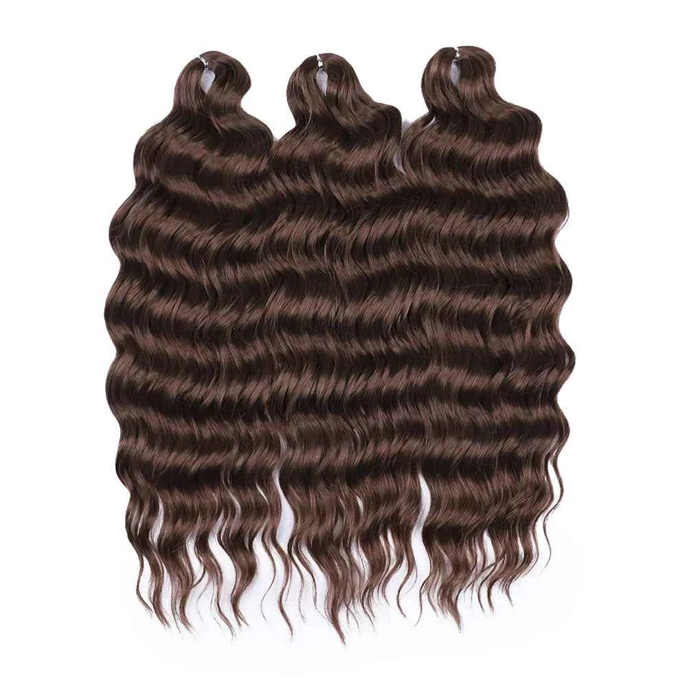 Synthetic Loose Deep Wave Braiding Hair 24 Inch
