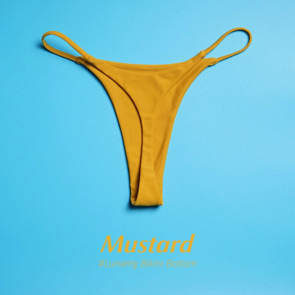 Lunamy Sexy Bikini Sets G-string Swimwear for Women - T-back Thong Beachwear and Fitness Underpants