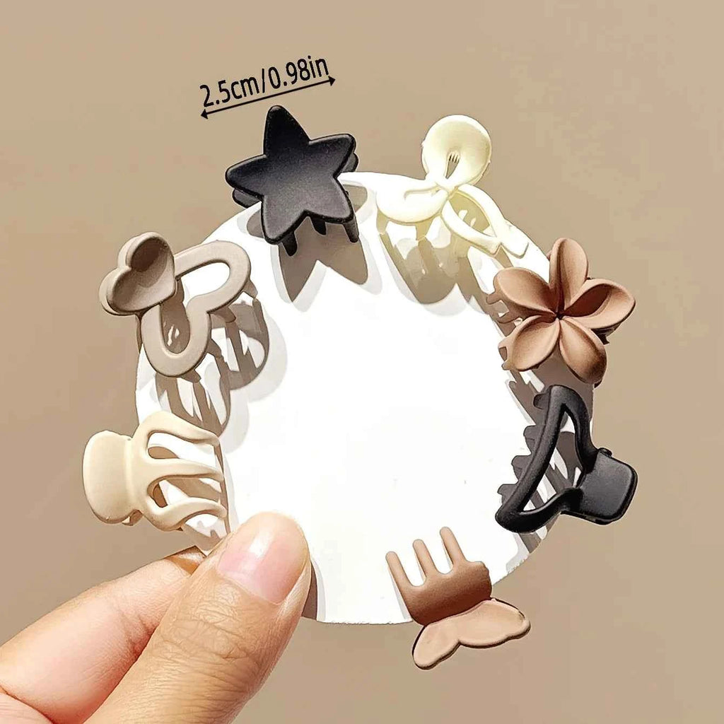 Beige Mixed Pack Small Clips - 5/10/20/30pcs