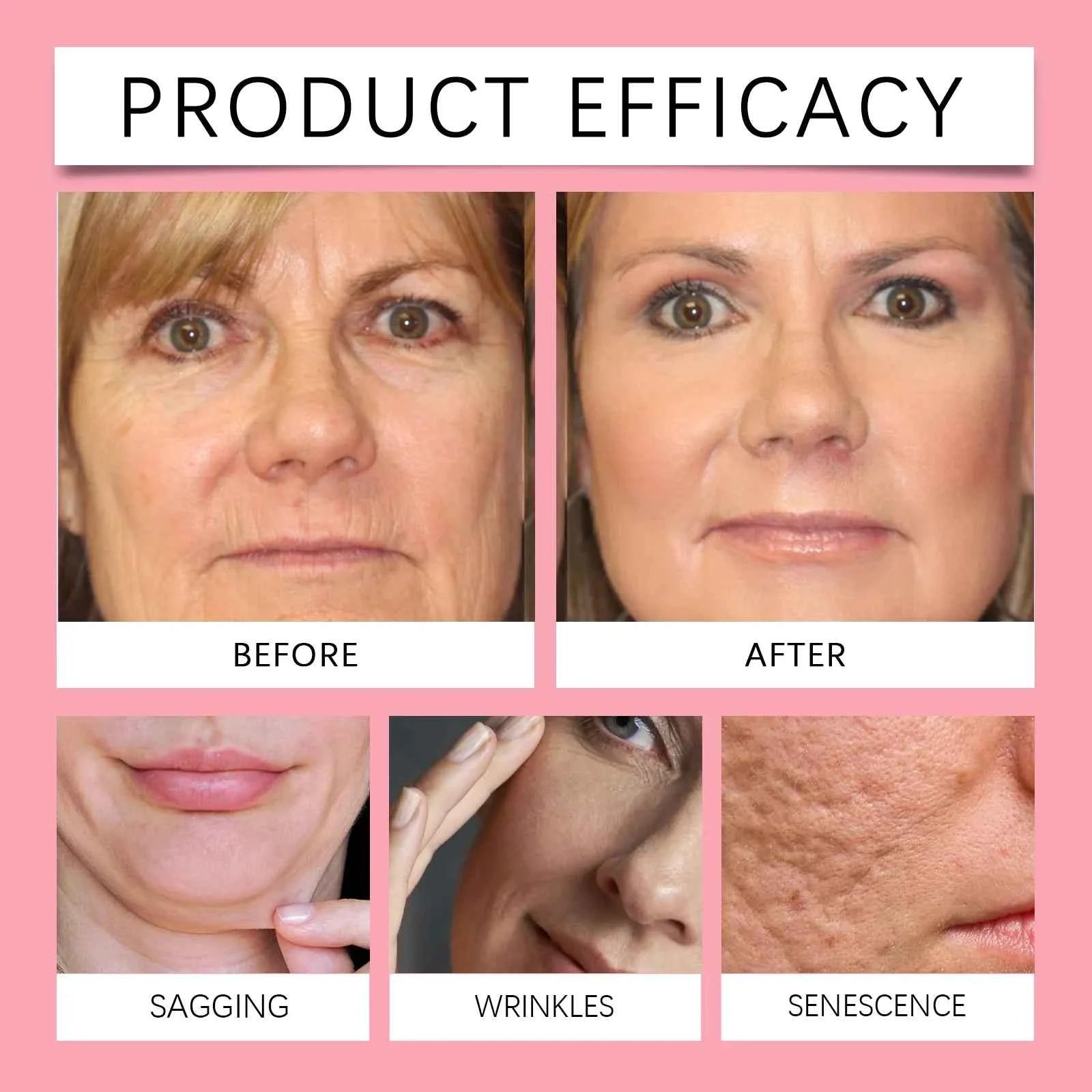 Ouhoe Collagen Peel Off Mask with Application Brush Anti Wrinkle Firming Hydrating Easy Peel All Skin Types Non Irritating Clean