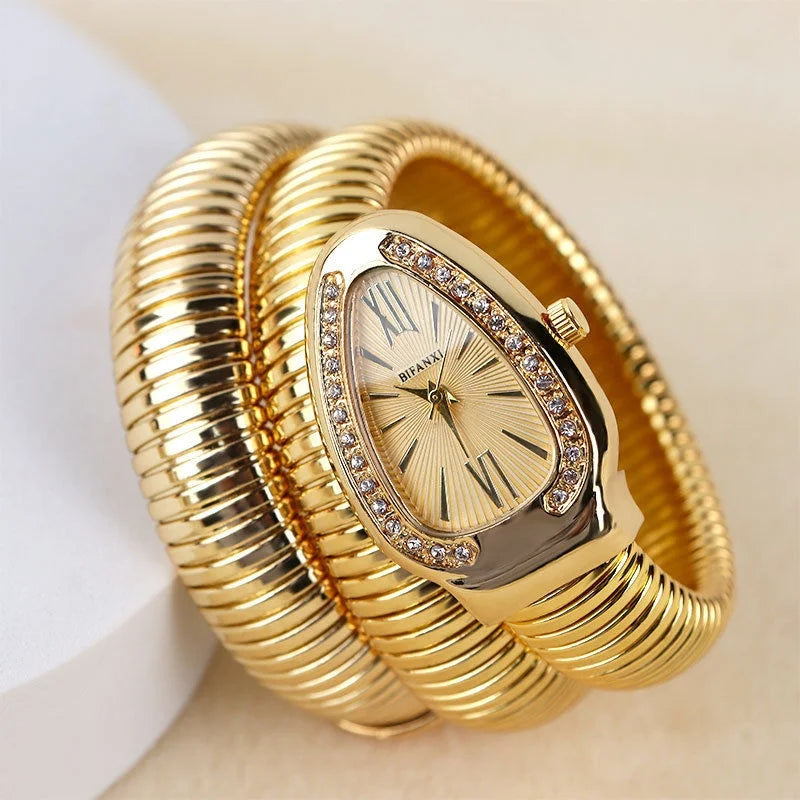 Luxury Snake-Shaped Watches for Elegant Style and Timeless Fashion - Allurra Store