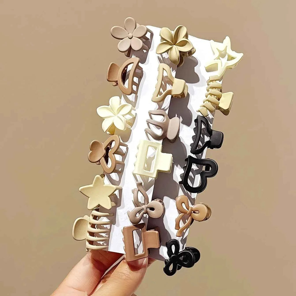 Beige Mixed Pack Small Clips - 5/10/20/30pcs