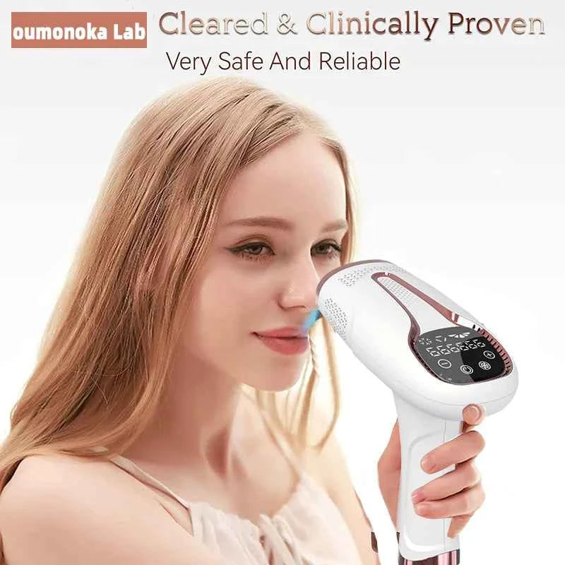 999999 Flashes IPL Laser Epilator for Women - Painless Home Hair Removal Device for Bikini and Body Use