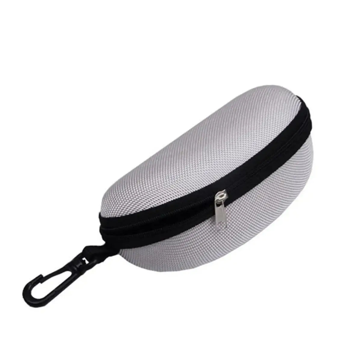 Portable Sunglasses Case Protector - Hard EVA Zippered Eyeglasses Case in Oxford Cloth