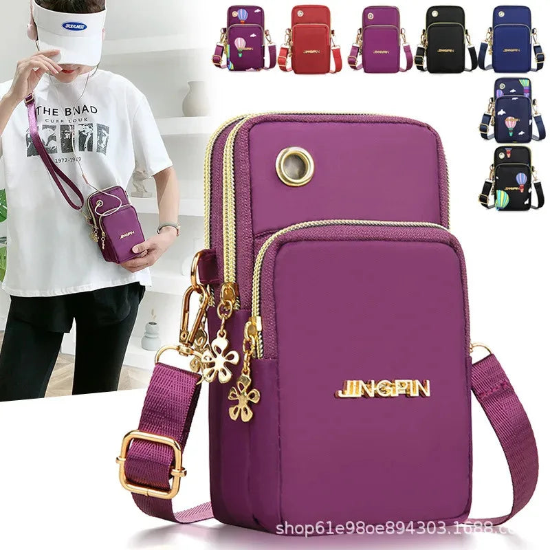 2025 Women's Slant Mini Bag - Stylish Mobile Phone and Mom Money Bag