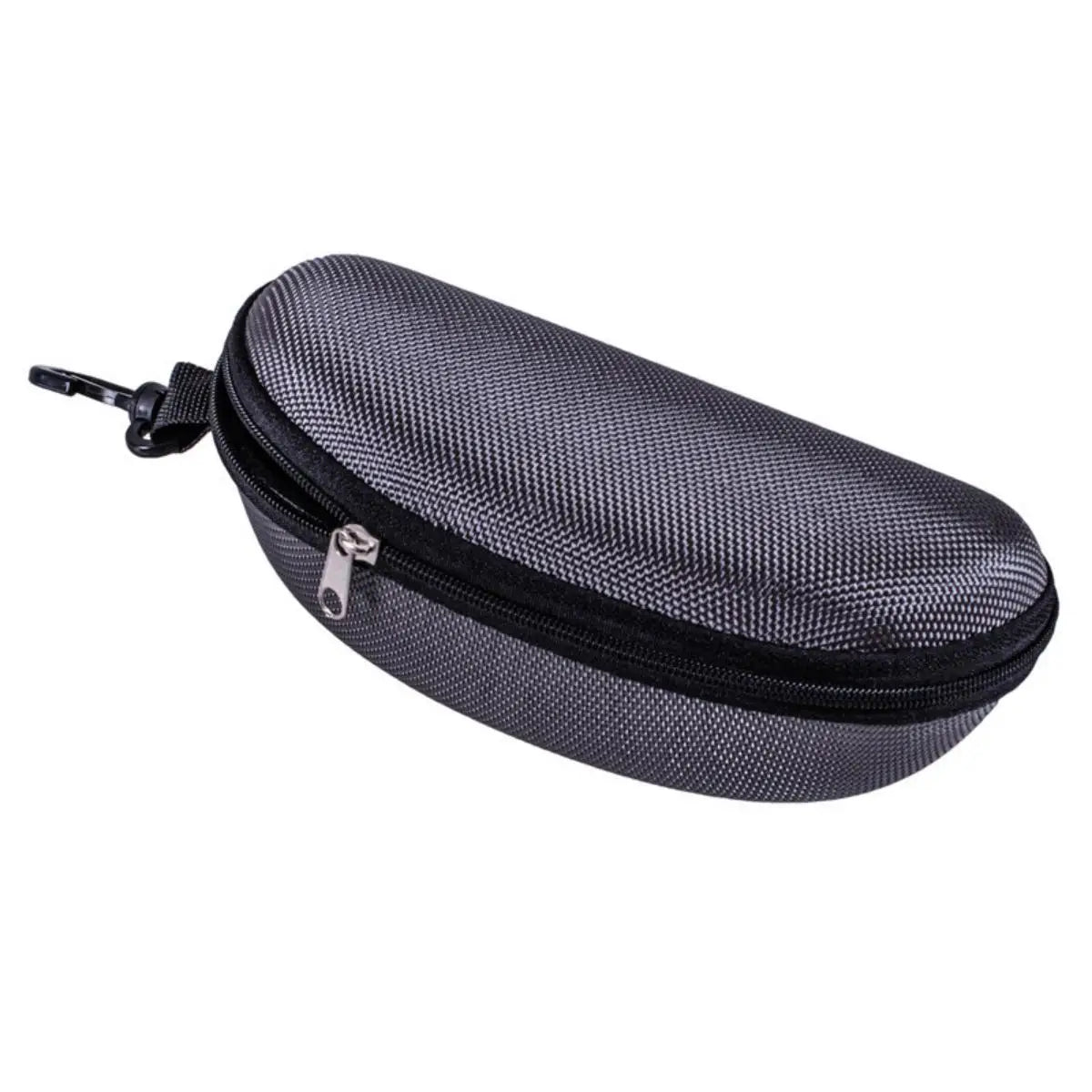 Portable Sunglasses Case Protector - Hard EVA Zippered Eyeglasses Case in Oxford Cloth