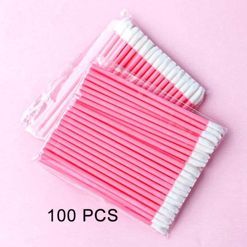 5/50/100 Pcs Disposable Lip Brushes for Cosmetic Lipstick and Lip Gloss Application