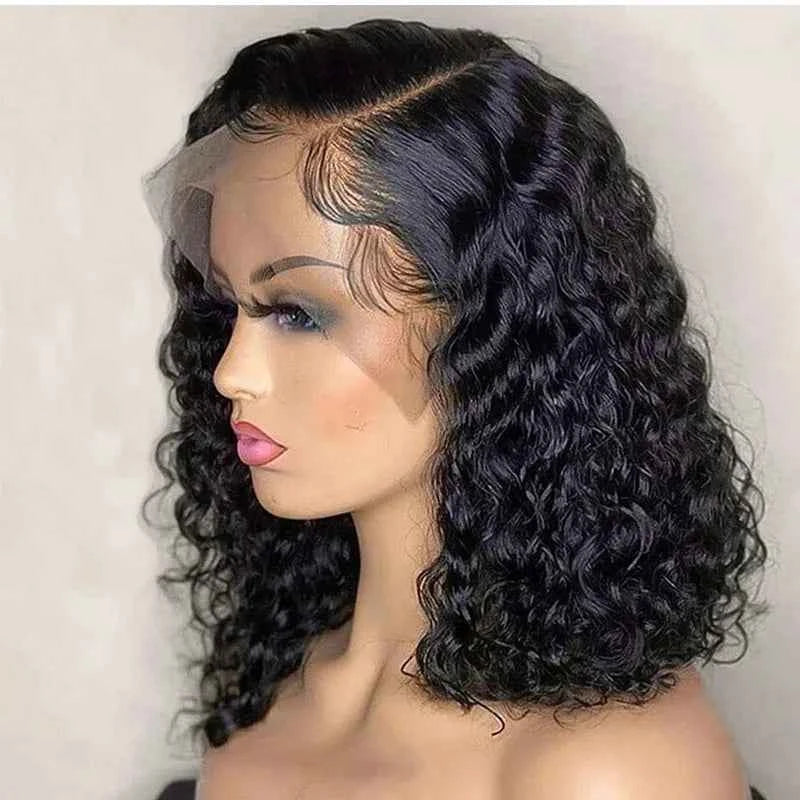 Deep Wave Lace Frontal Bob Wig