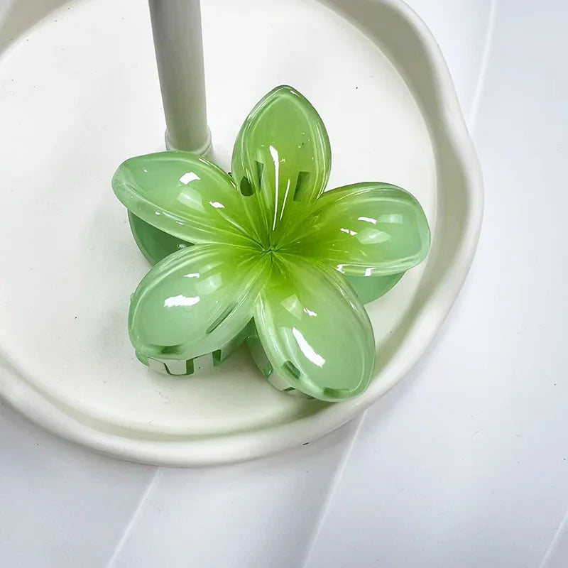 Large Flower Hair Claw Clips for Women - Fashion Hair Clamps, Sweet Matte Hairpins & Headwear Accessories