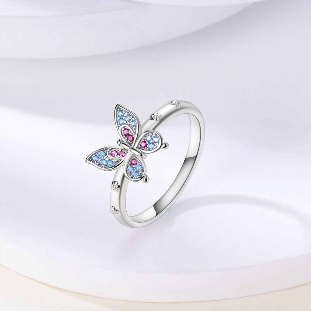 Silver-Plated Daisy Ring - Luxury Stackable Fine Jewelry for Any Occasion