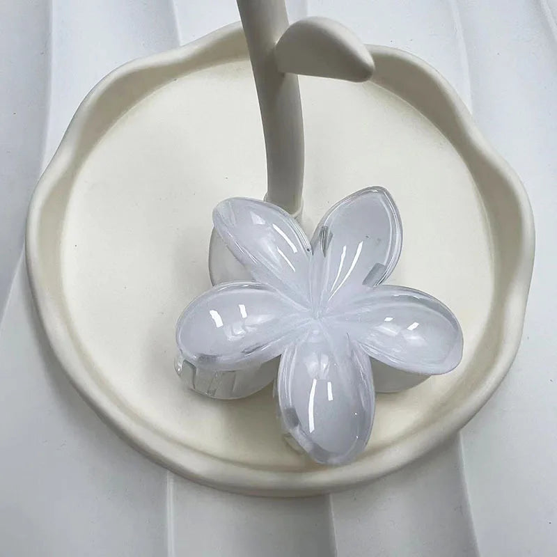 Large Flower Hair Claw Clips for Women - Fashion Hair Clamps, Sweet Matte Hairpins & Headwear Accessories