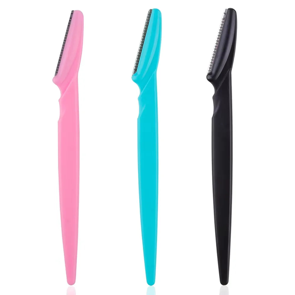 3/4/10Pcs Eyebrow Trimmer Woman Face Blade Shaver Portable Hair Removal Makeup Tools