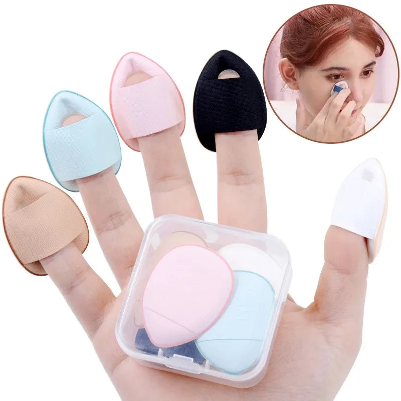 5/10Pcs Mini Makeup Sponge Applicator for Foundation, Concealer, and BB Cream – Small Air Cushion Powder Cosmetic Tools