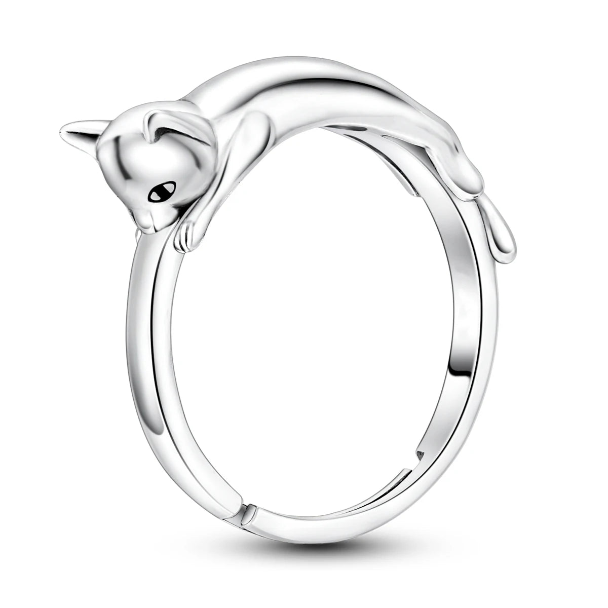 Silver-Plated Daisy Ring - Luxury Stackable Fine Jewelry for Any Occasion