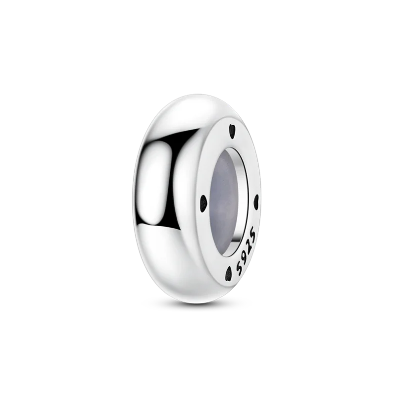 100% 925 Sterling Silver Butterfly Charm with Rainbow Zircon Colorful Dragon Shaped Silicone Stopper for DIY Bracelets Jewelry