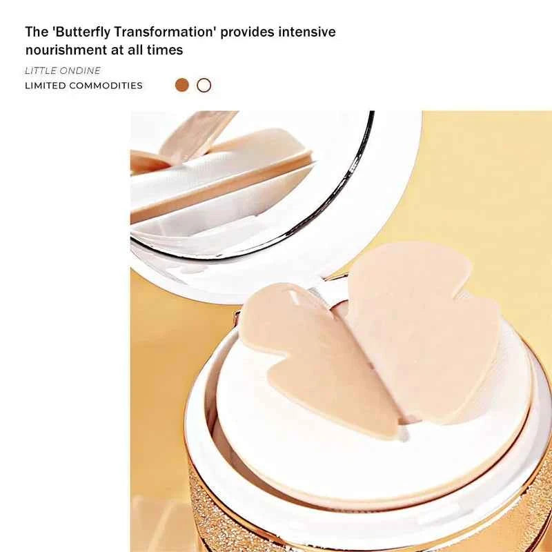 Butterfly Air Cushion BB Cream for Moisturizing, Whitening, and Oil Control