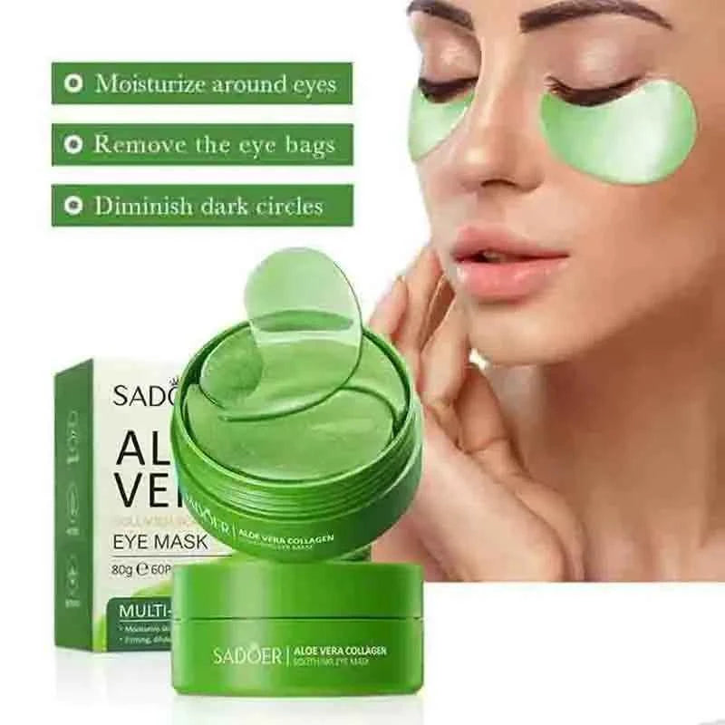 Aloe Vera Eye Mask for Soothing and Refreshing Tired Eyes