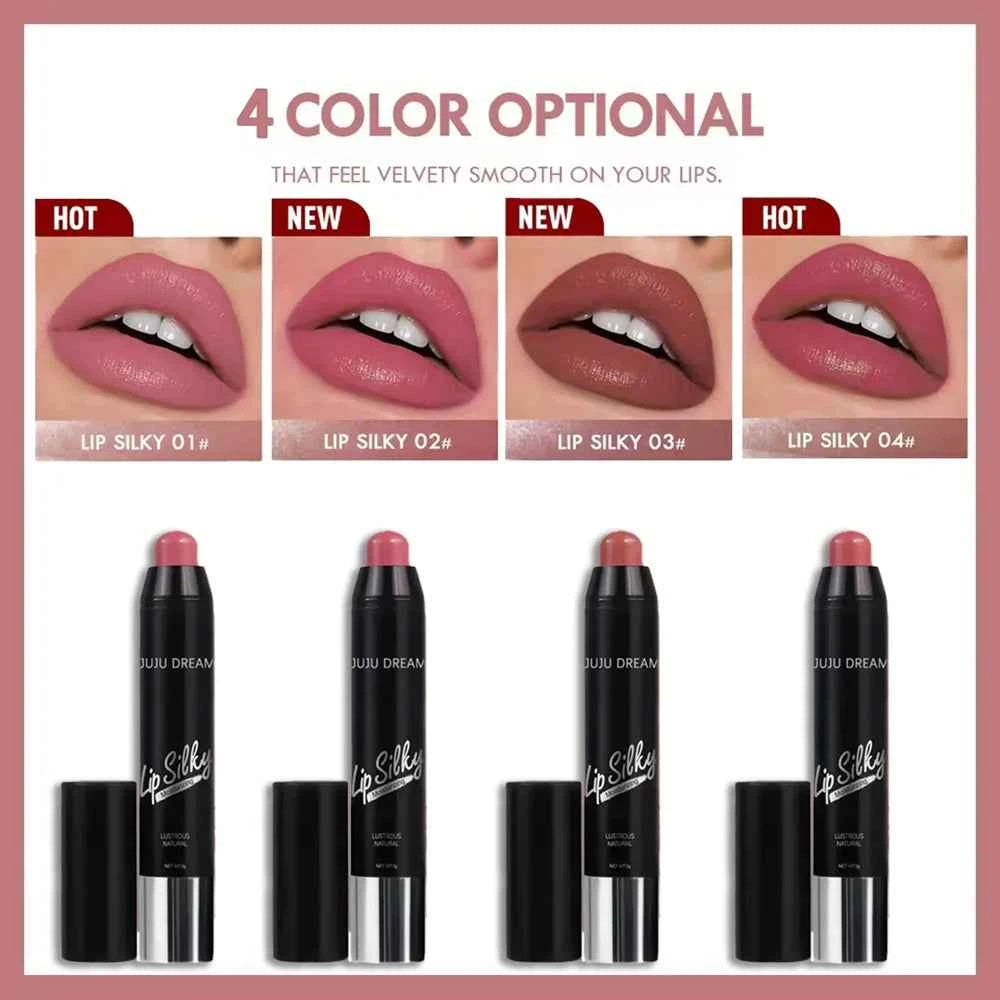 Matte Waterproof Lipstick Pen - Long-Lasting, Easy Application, Multi-Look, Unisex Makeup