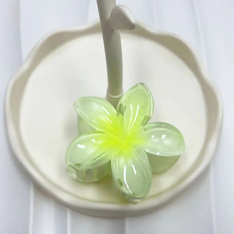 Large Flower Hair Claw Clips for Women - Fashion Hair Clamps, Sweet Matte Hairpins & Headwear Accessories