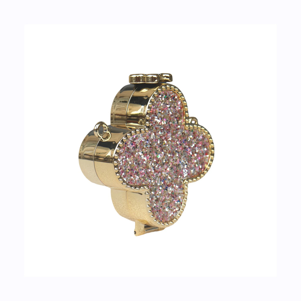 Luxury Evening Clutch Bag - Mini Small Purse, Acrylic Shiny Designer Handbag for Party and Wedding