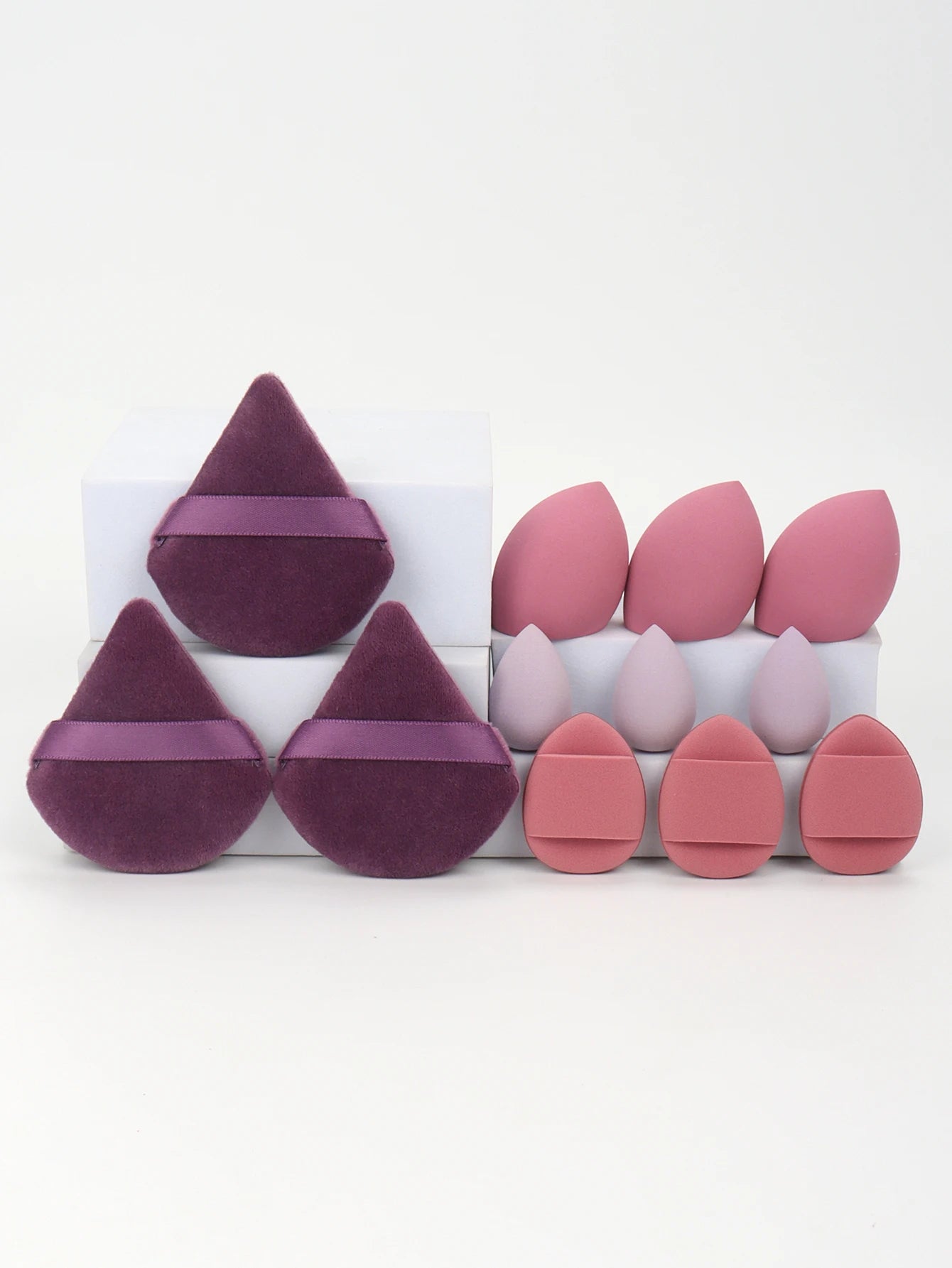 12-Piece All-Purpose Makeup Sponge Set for Flawless Application