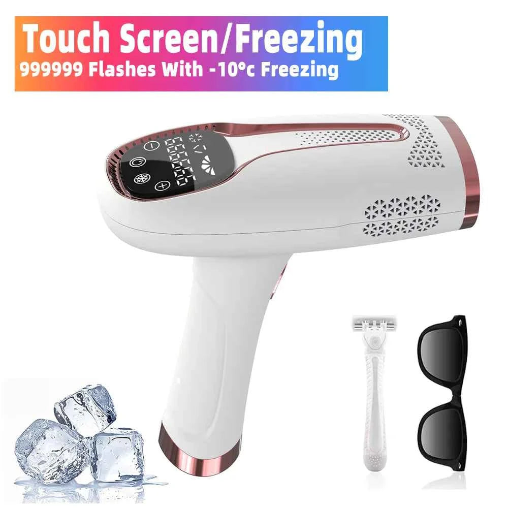 999999 Flashes IPL Laser Epilator for Women - Painless Home Hair Removal Device for Bikini and Body Use