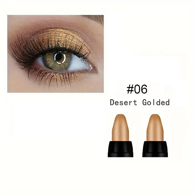 16 Colors Pearlescent Eyeliner - Waterproof, Long-Lasting, Non-Smudge Glitter Eye Makeup