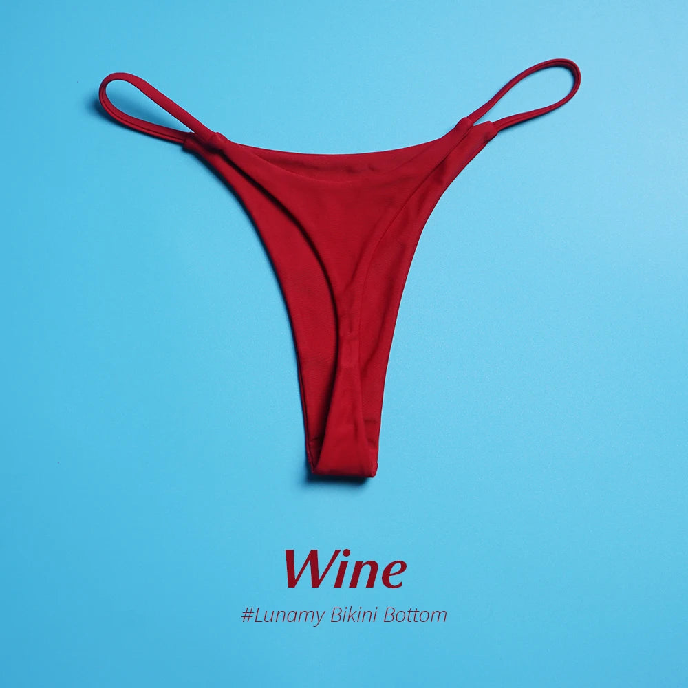 Lunamy Sexy Bikini Sets G-string Swimwear for Women - T-back Thong Beachwear and Fitness Underpants