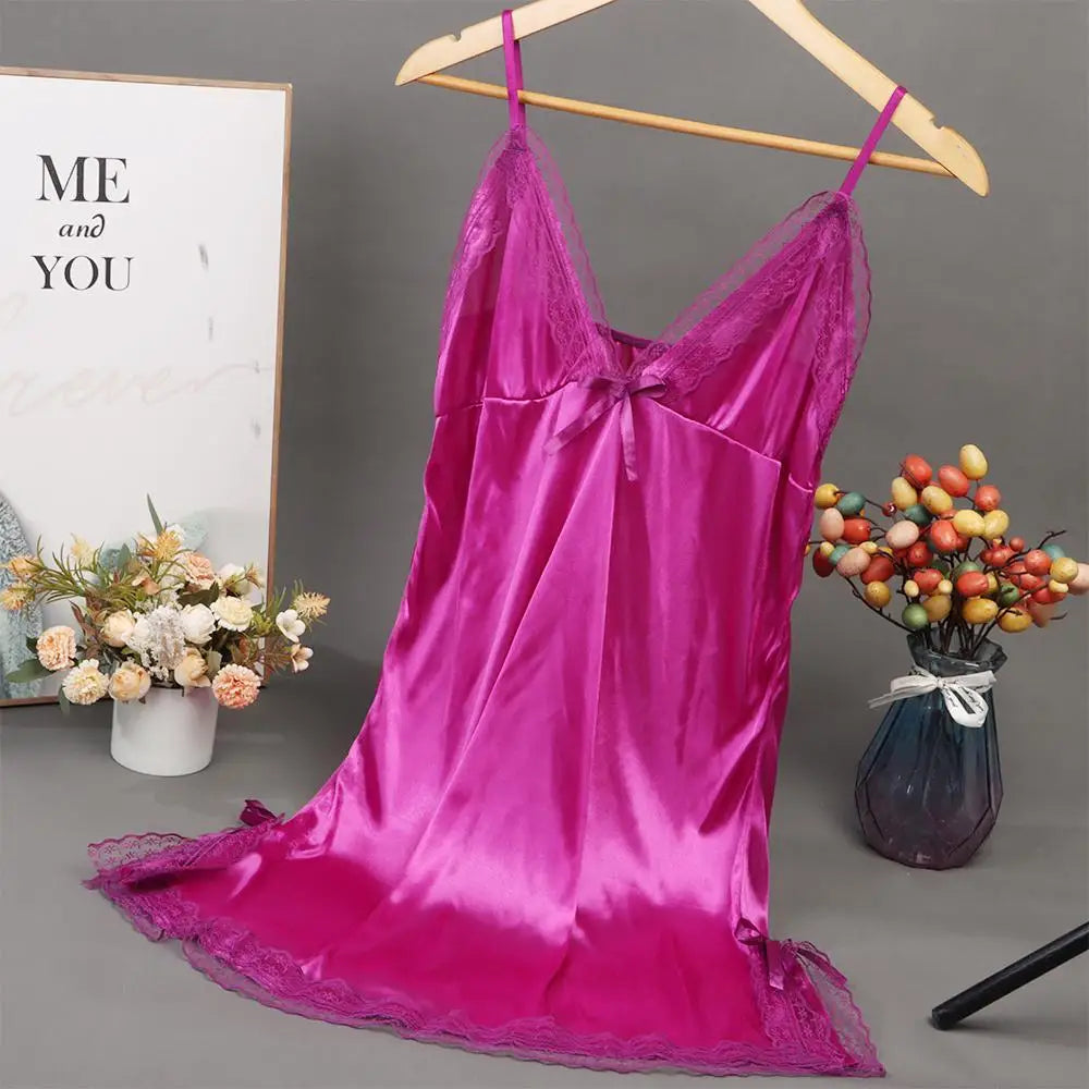 Sexy Lace Nightwear Camisola Lingerie Wedding Dress Sleepwear Women's Nightgowns