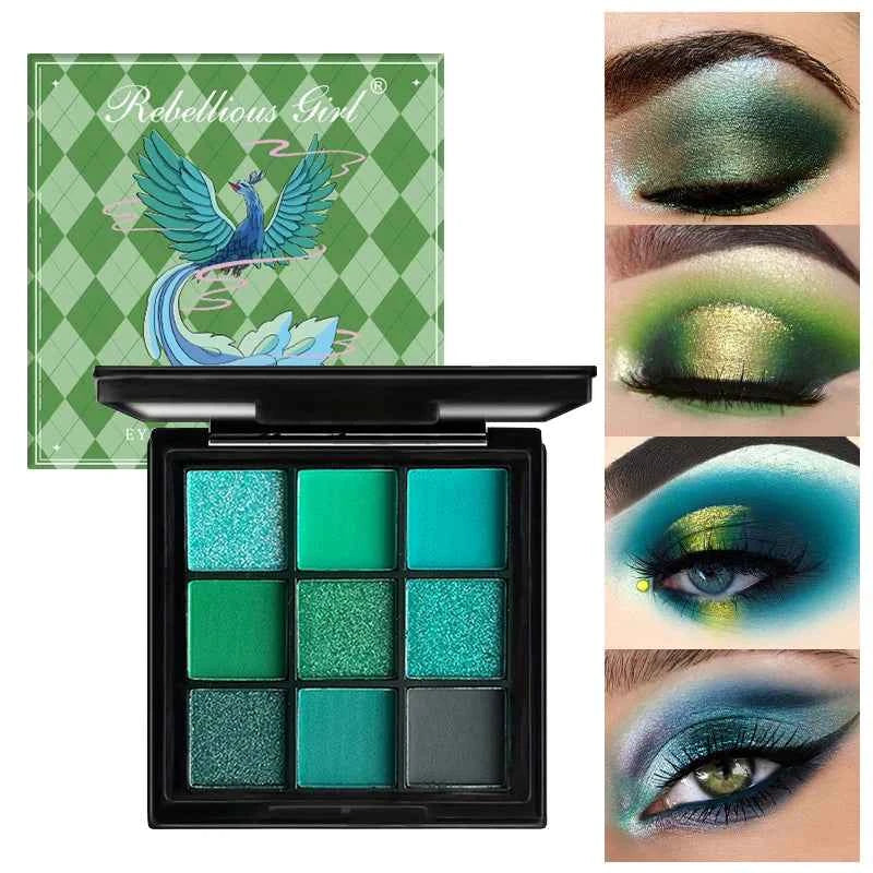 Grid Eyeshadow Palette for Bold Looks and Vibrant Color Payoff