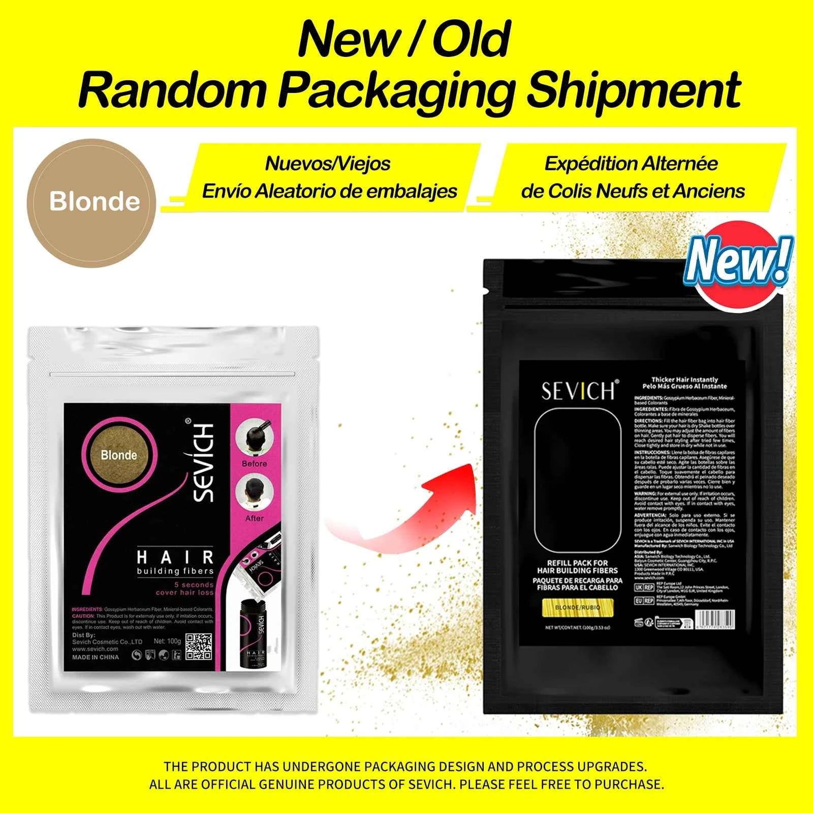 Hair Building Fiber 100g for Effective Hair Loss Concealment and Instant Volume