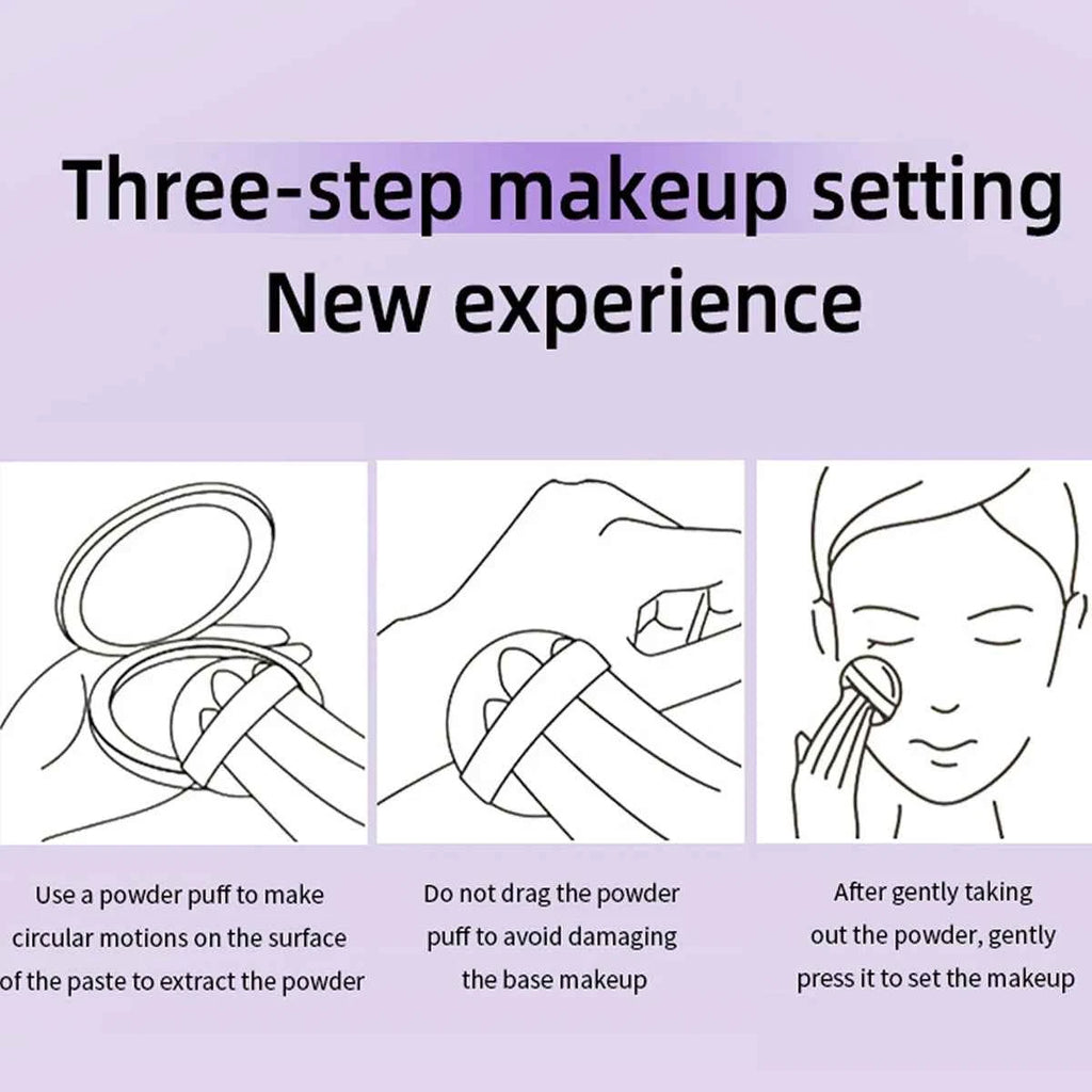 Waterproof Violet Cream Powder