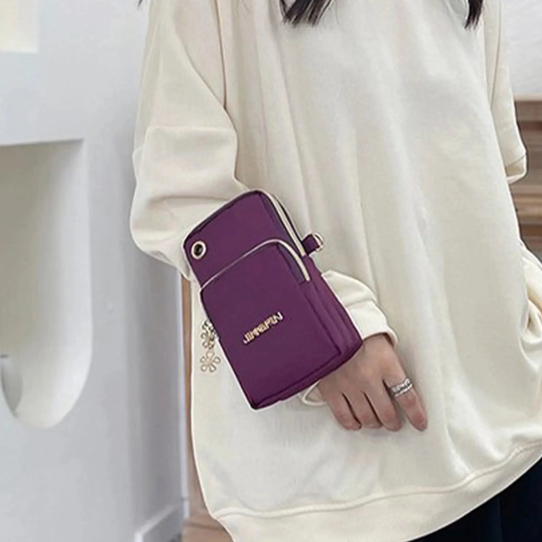 2025 Women's Slant Mini Bag - Stylish Mobile Phone and Mom Money Bag