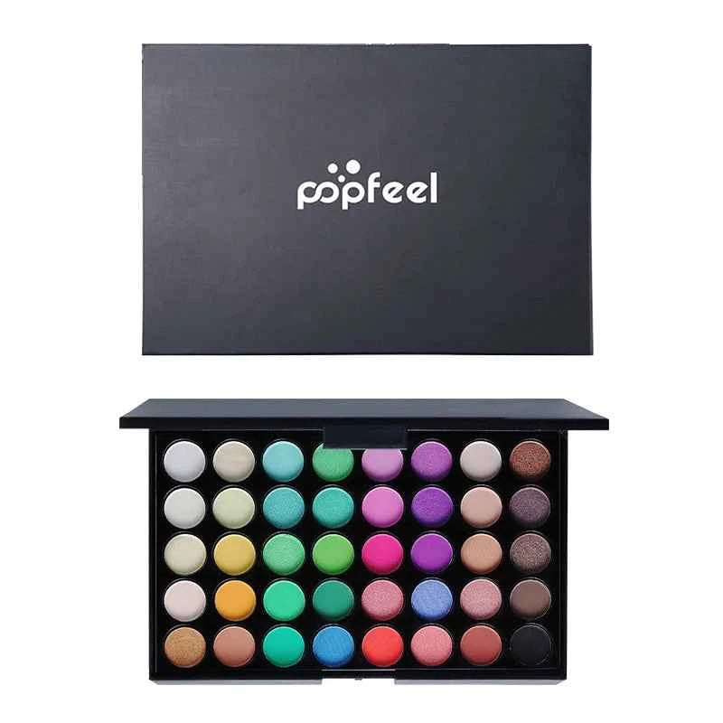 Eyeshadow Palette 40 Colors in Brown and Pink Shades
