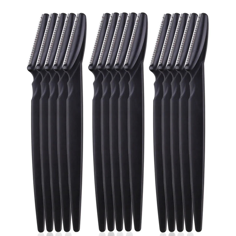 5/10/15Pcs Eyebrow Trimmer Makeup Tools for Safe Hair Removal and Eyebrow Shaping
