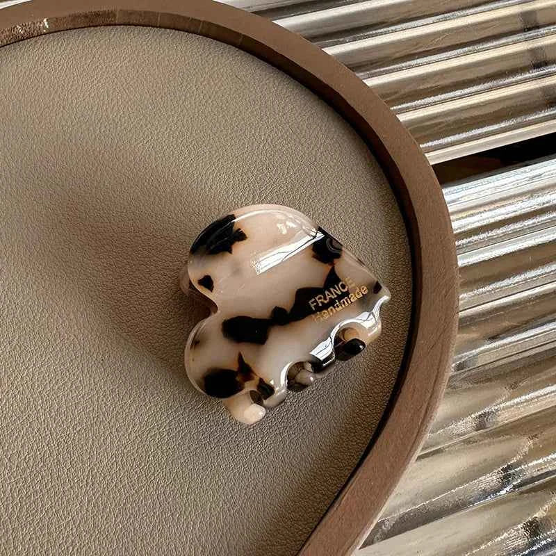 Small Heart Shaped Hair Clips