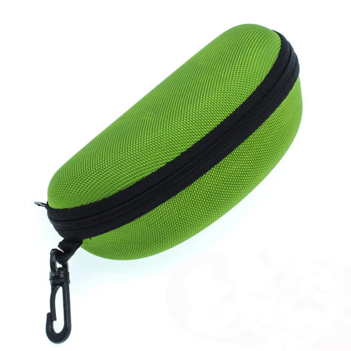 Portable Sunglasses Case Protector - Hard EVA Zippered Eyeglasses Case in Oxford Cloth