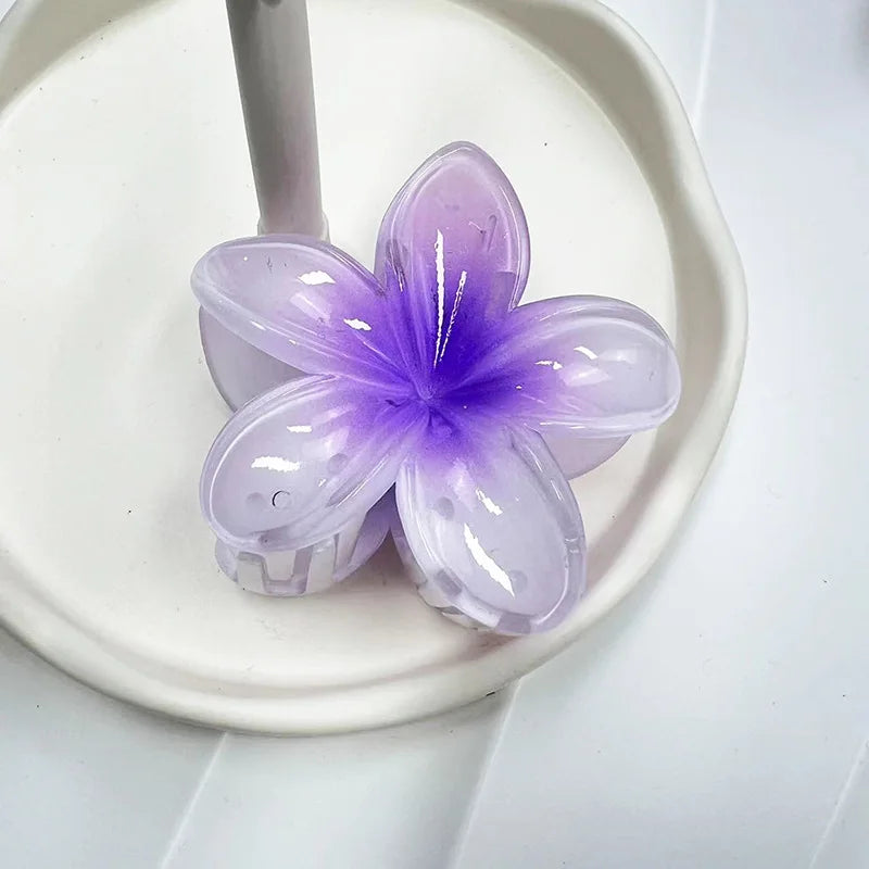 Large Flower Hair Claw Clips for Women - Fashion Hair Clamps, Sweet Matte Hairpins & Headwear Accessories
