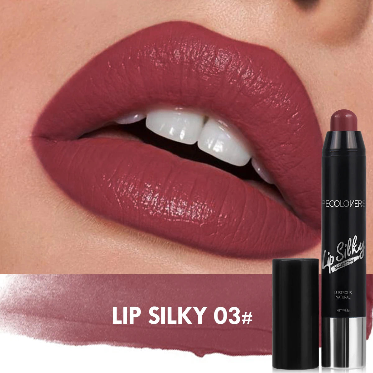 Matte Lipstick Pencil Waterproof Long Lasting Non-Stick Cup Lip Stain Tint Nude Lipstick Pen Makeup Maquillage