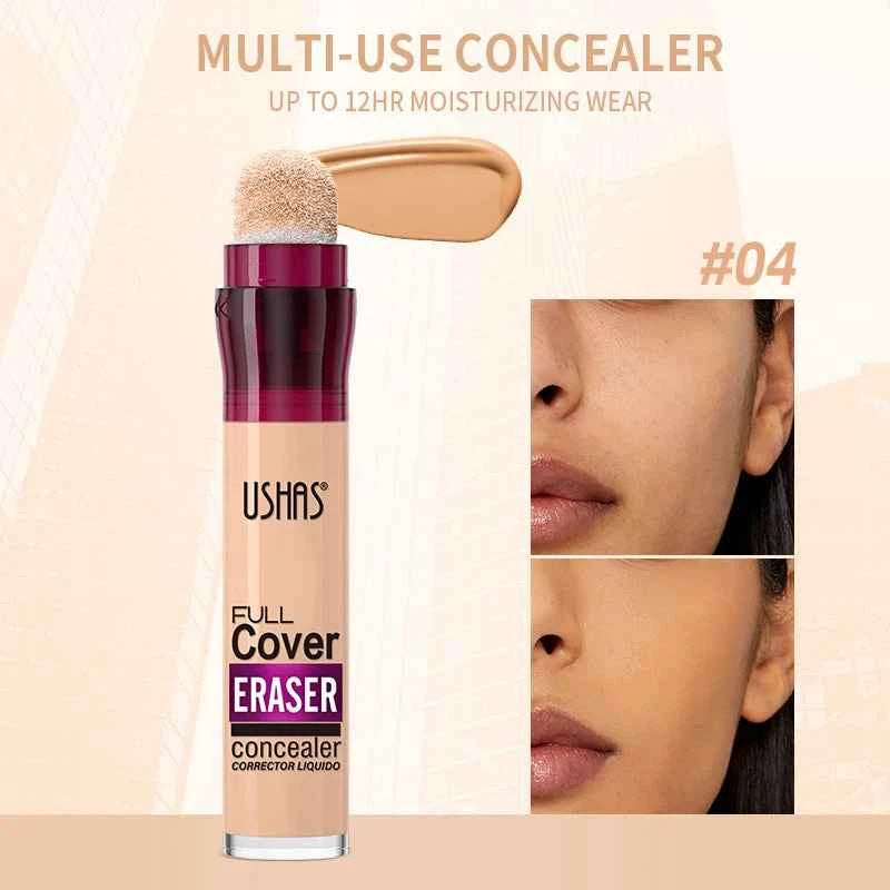 Multi Use Liquid Concealer with Sponge Head - 12 Colors for Flawless Coverage