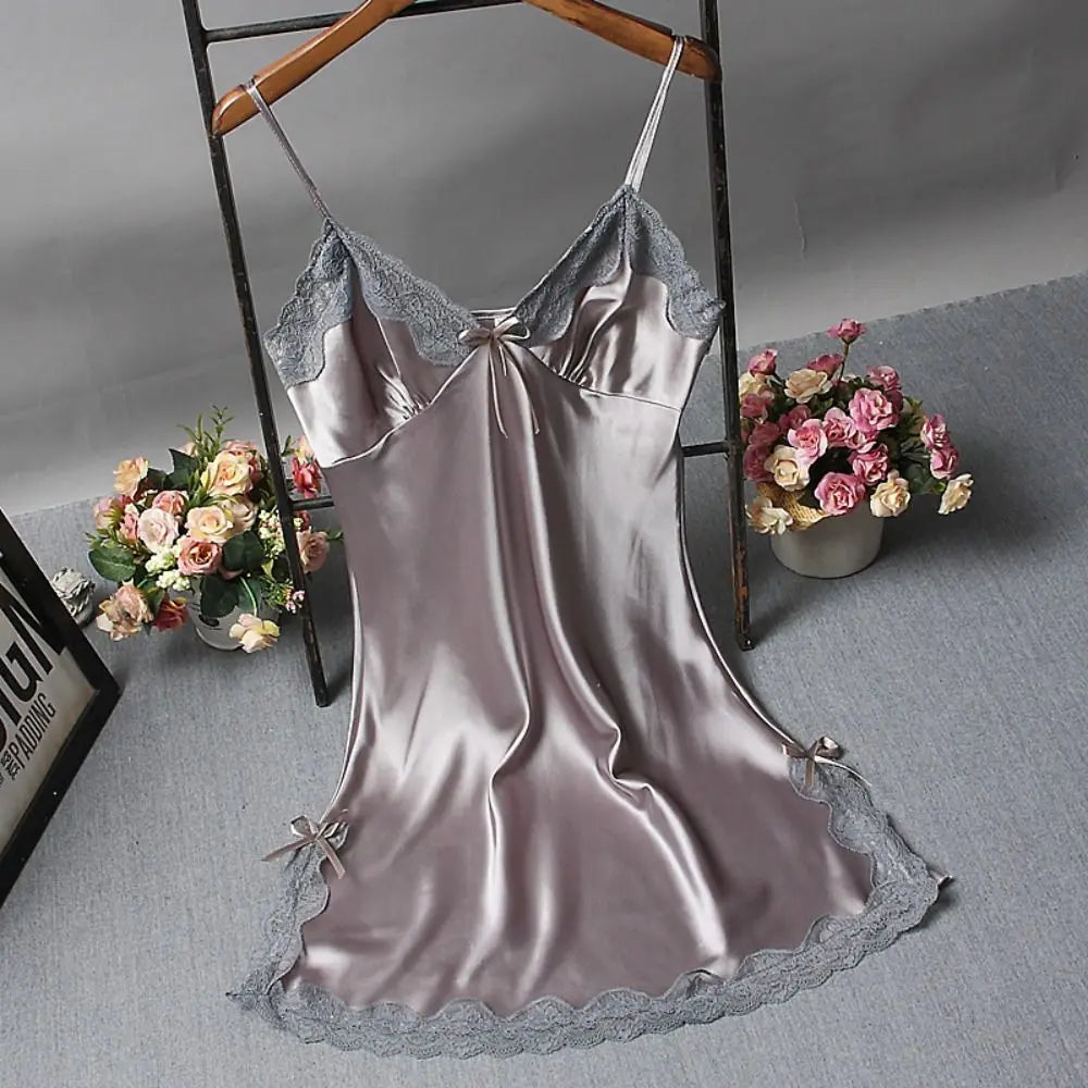 Sexy Lace Nightwear Camisola Lingerie Wedding Dress Sleepwear Women's Nightgowns