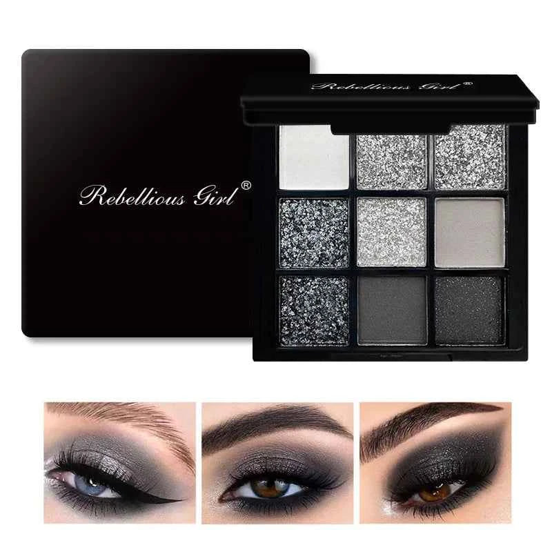 Grid Eyeshadow Palette for Bold Looks and Vibrant Color Payoff