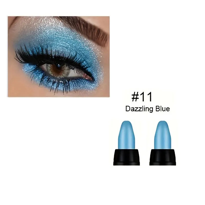 16 Colors Pearlescent Eyeliner - Waterproof, Long-Lasting, Non-Smudge Glitter Eye Makeup