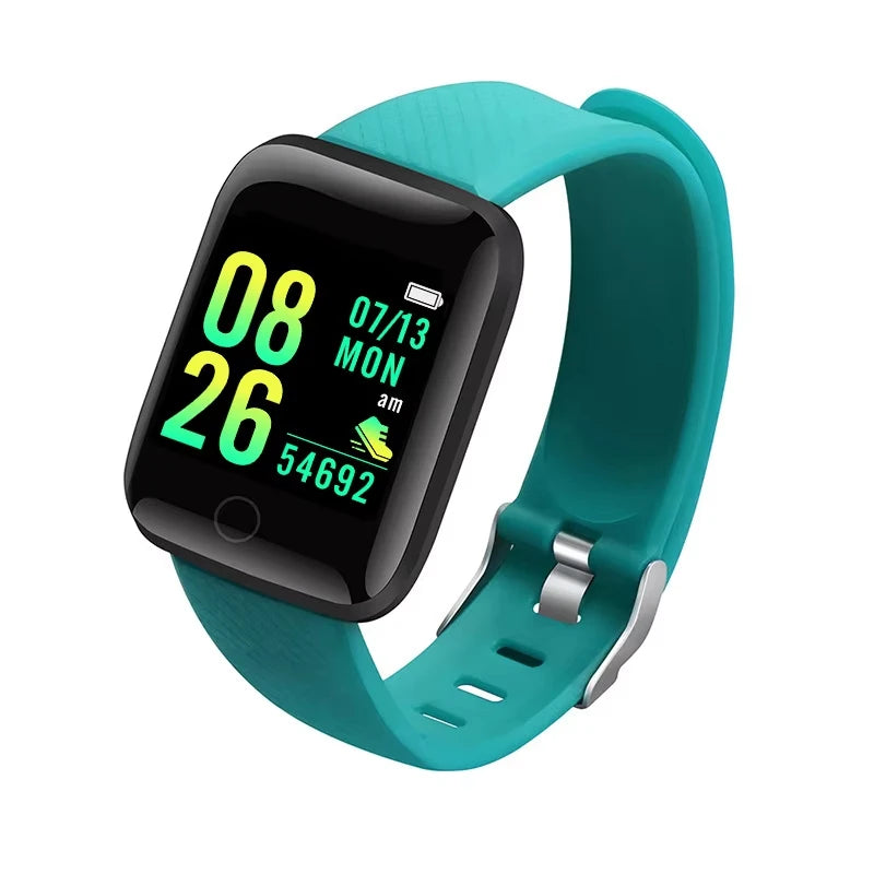 Smartwatch for Women Men - Heart Rate Monitor, Fitness Tracker, Music Player 116Plus Y68 Bracelet