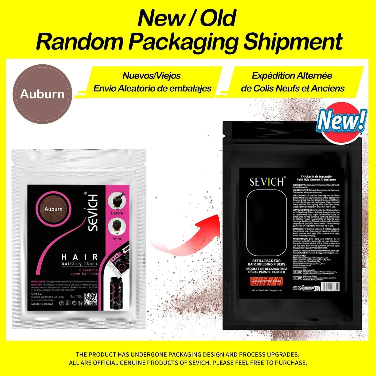 Hair Building Fiber 100g for Effective Hair Loss Concealment and Instant Volume