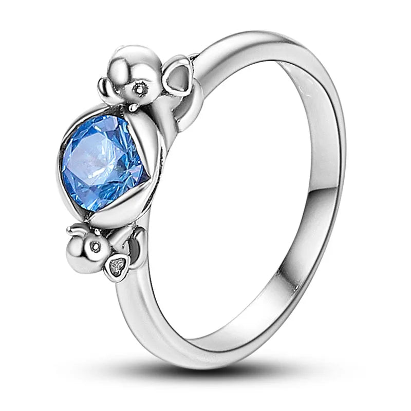 Silver-Plated Daisy Ring - Luxury Stackable Fine Jewelry for Any Occasion