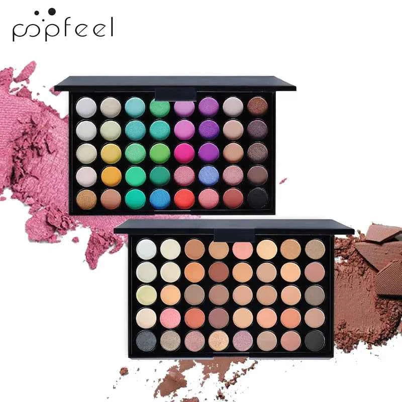 Eyeshadow Palette 40 Colors in Brown and Pink Shades