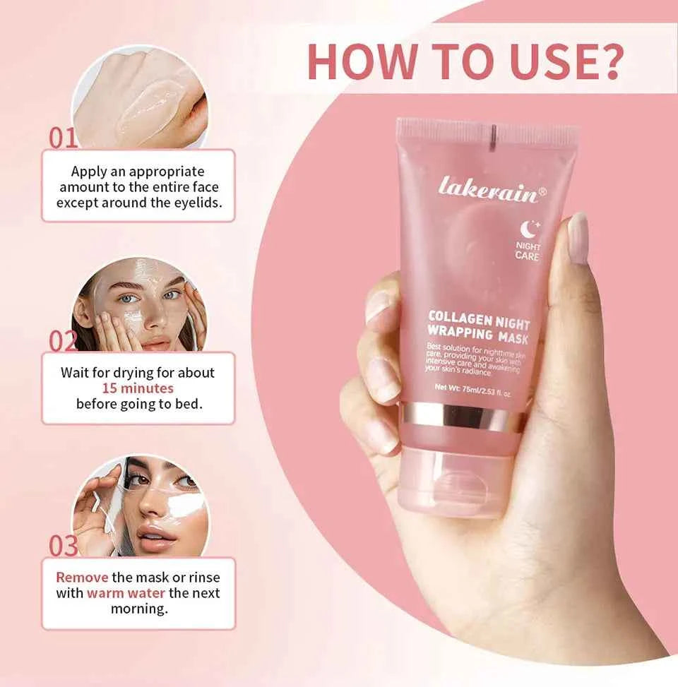 Night Collagen Mask for Youthful, Hydrated Skin